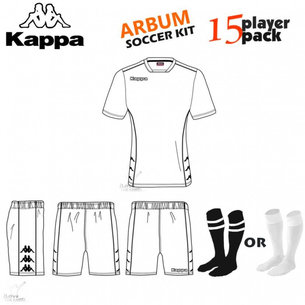 Kappa Soccer Kits on Sale including Free Delivery